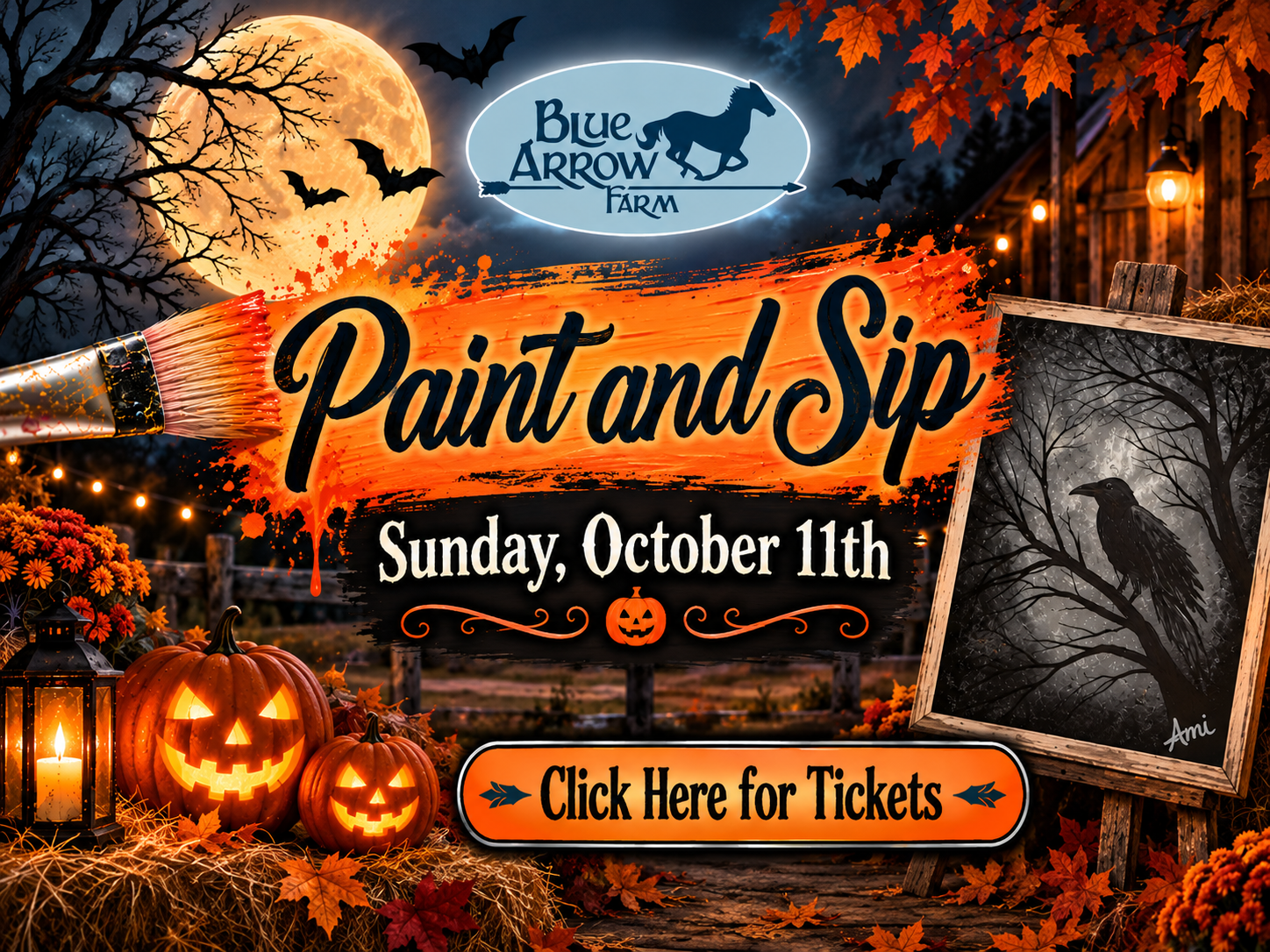Halloween Paint and Sip • October 11th