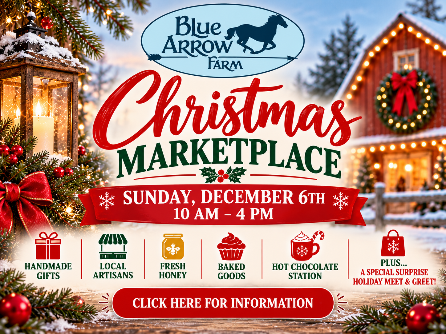 Christmas Marketplace • DECEMBER 6th